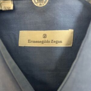 Ermenegildo Zegna blue polo shirt